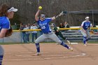 Softball vs Babson  Wheaton College Softball vs Babson College. - Photo by Keith Nordstrom : Wheaton, Softball, Babson, NEWMAC